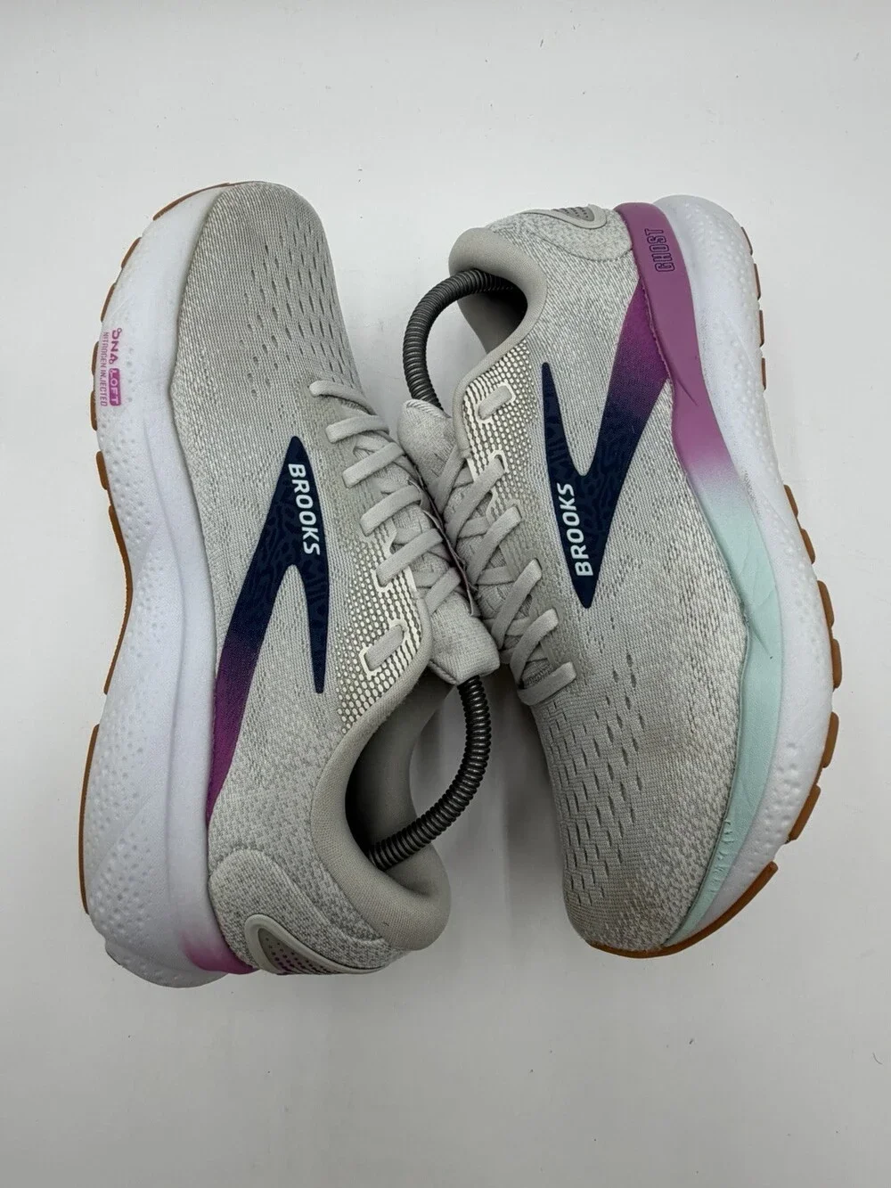 Brooks Ghost 16 Women's Size 10.5 Medium (B) Running Shoes Gray